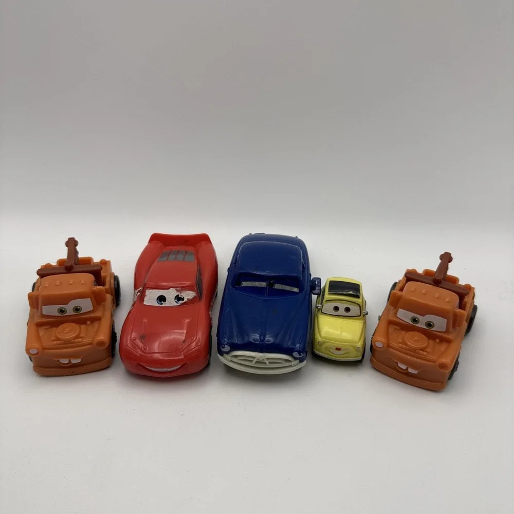 Large Lot Of Disney Pixar The Cars Bundle Vintage Plastic & Diecast 20 Pcs